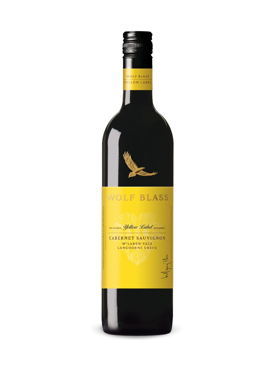 Wolf Blass Yellow Label Cabernet Sauvignon  750 mL bottle