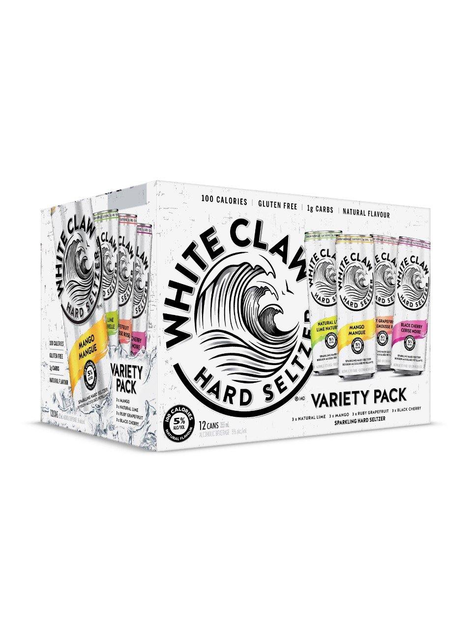 White Claw Hard Seltzer Variety Pack  12 x 355 mL can - Speedy Booze