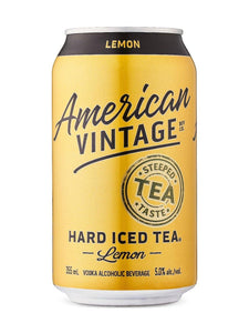 American Vintage Lemon Hard Iced Tea 6 x 355 mL can - Speedy Booze