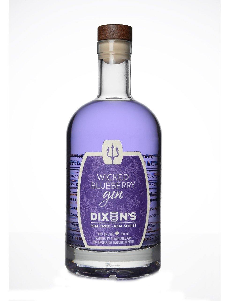 Dixon's Wicked Blueberry Gin  750 mL bottle - Speedy Booze