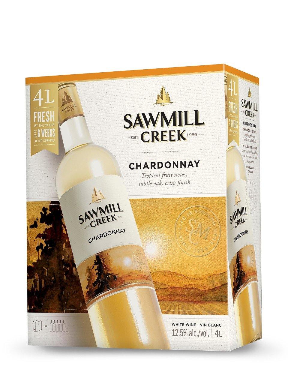 Sawmill Creek Chardonnay 4000 mL bagnbox - Speedy Booze