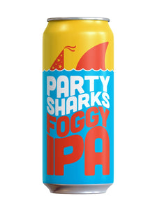 Refined Fool Brewing Party Sharks Foggy IPA  473 mL can