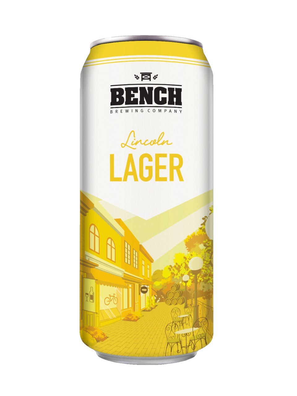 Bench Brewing Lincoln Lager 473 mL can