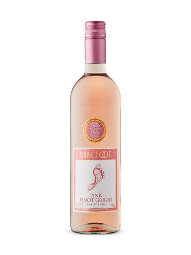 Barefoot Cellars Pink Pinot Grigio Rose Wines 750 mL bottle - Speedy Booze
