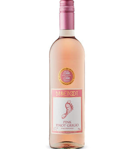 Barefoot Cellars Pink Pinot Grigio Rose Wines 750 ml bottle