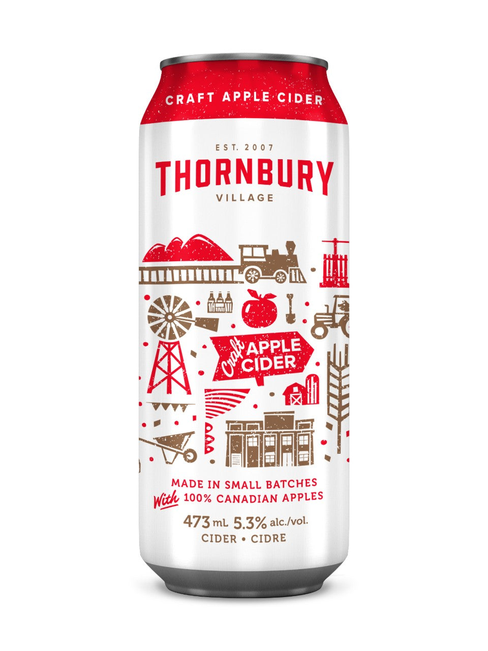 Thornbury Village Craft Apple Cider 473 mL can