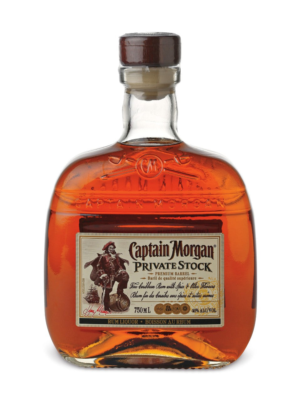 Captain Morgan Private Stock Rum 750 mL bottle