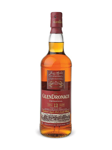 Glendronach 12 Year Old Highland Single Malt Scotch Whisky  750 mL bottle - Speedy Booze