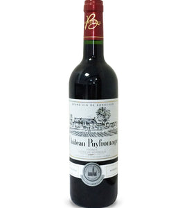 Chateau Puyfromage Francs Cotes De Bordeaux AOC Merlot/Cabernet Sauvignon/Cabernet Franc 750 ml bottle