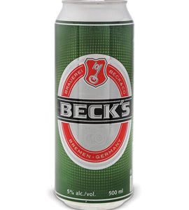 Beck's 500 mL can