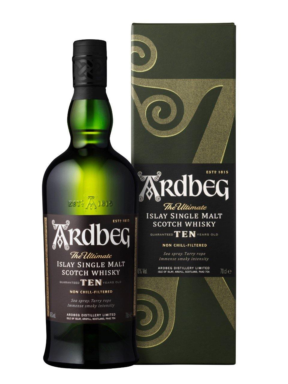 Ardbeg 10 Year Old Islay Scotch Whisky  750 mL bottle - Speedy Booze