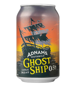 Adnams Ghost Ship Pale Ale 0.5% 4 x 330 mL can