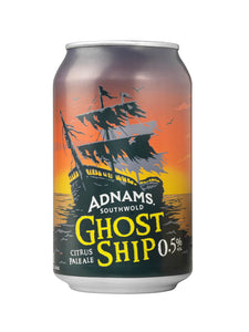 Adnams Ghost Ship Pale Ale 0.5% 4 x 330 mL can