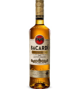 Bacardi Gold Rum 750 mL bottle