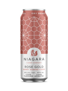 Niagara Cider Rose Gold Berry Soaked Cider  473 mL can
