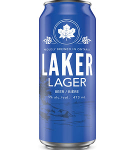 Laker Premium Lager 473 mL can