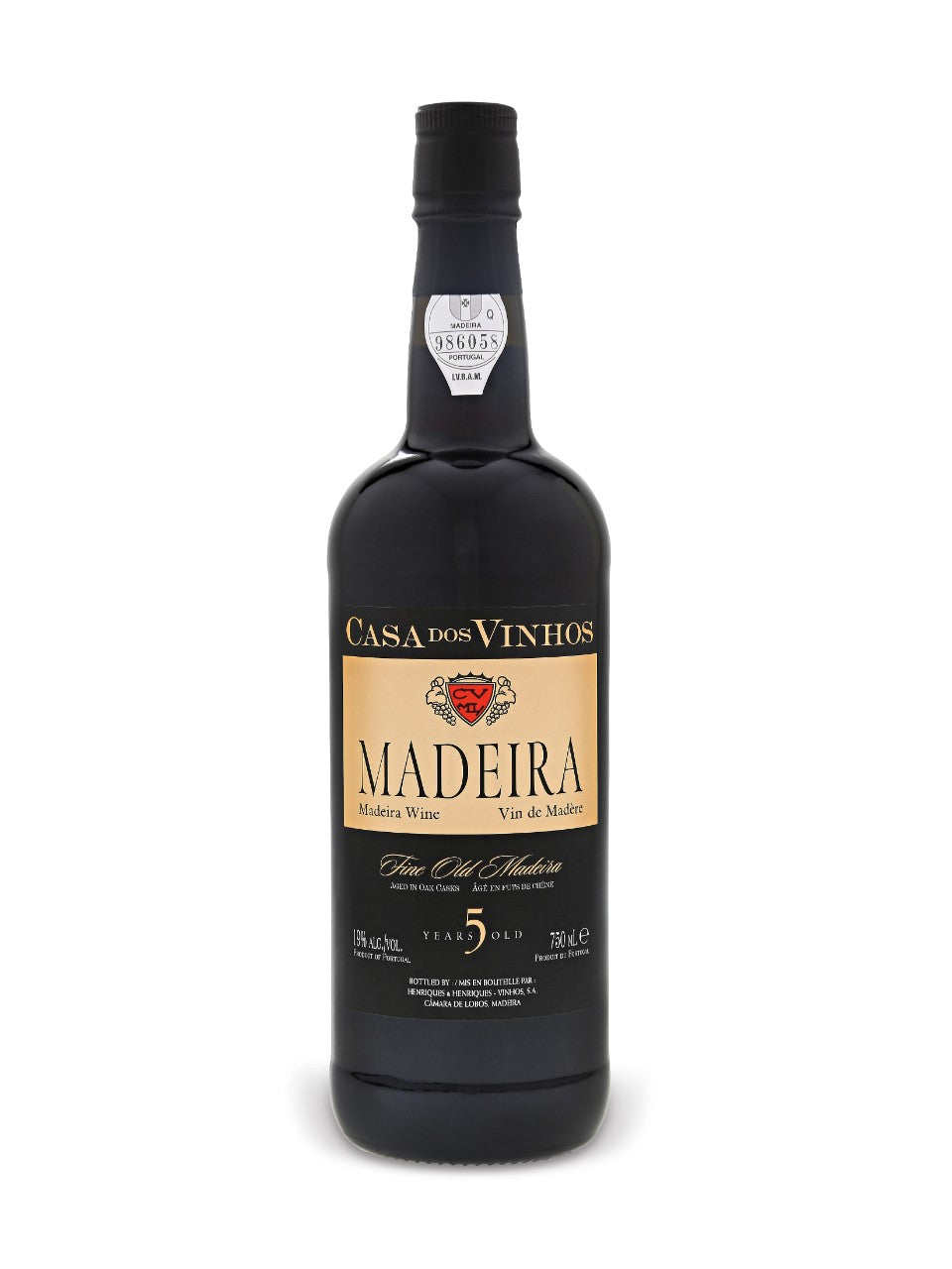 Casa Dos Vinhos 5 Years Old Madeira 750 mL bottle