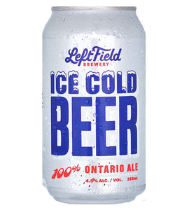 Left Field Brewery Ice Cold Beer  355 mL can