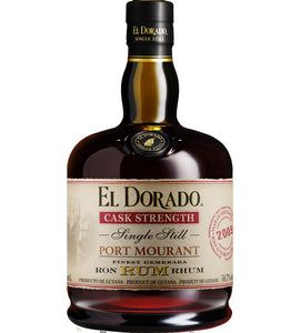 El Dorado Cask Strength Single Still Port Mourant 750 ml bottle